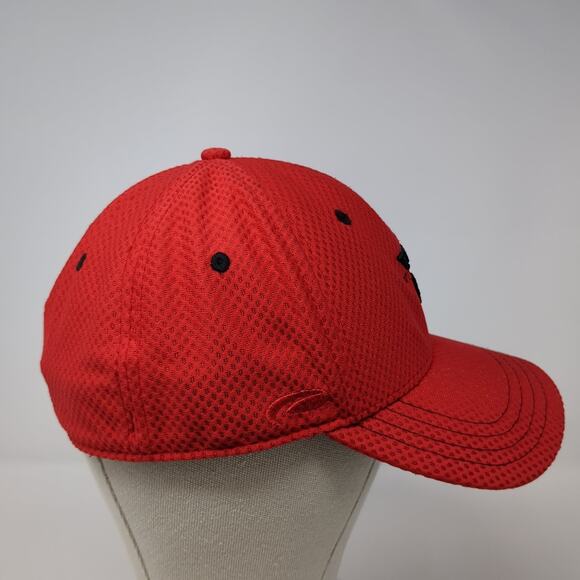 Wicked Six Sun Ridge Canyon Fitted Baseball Cap Red XL Embroidered 6 Panel Pukka - Picture 5 of 10